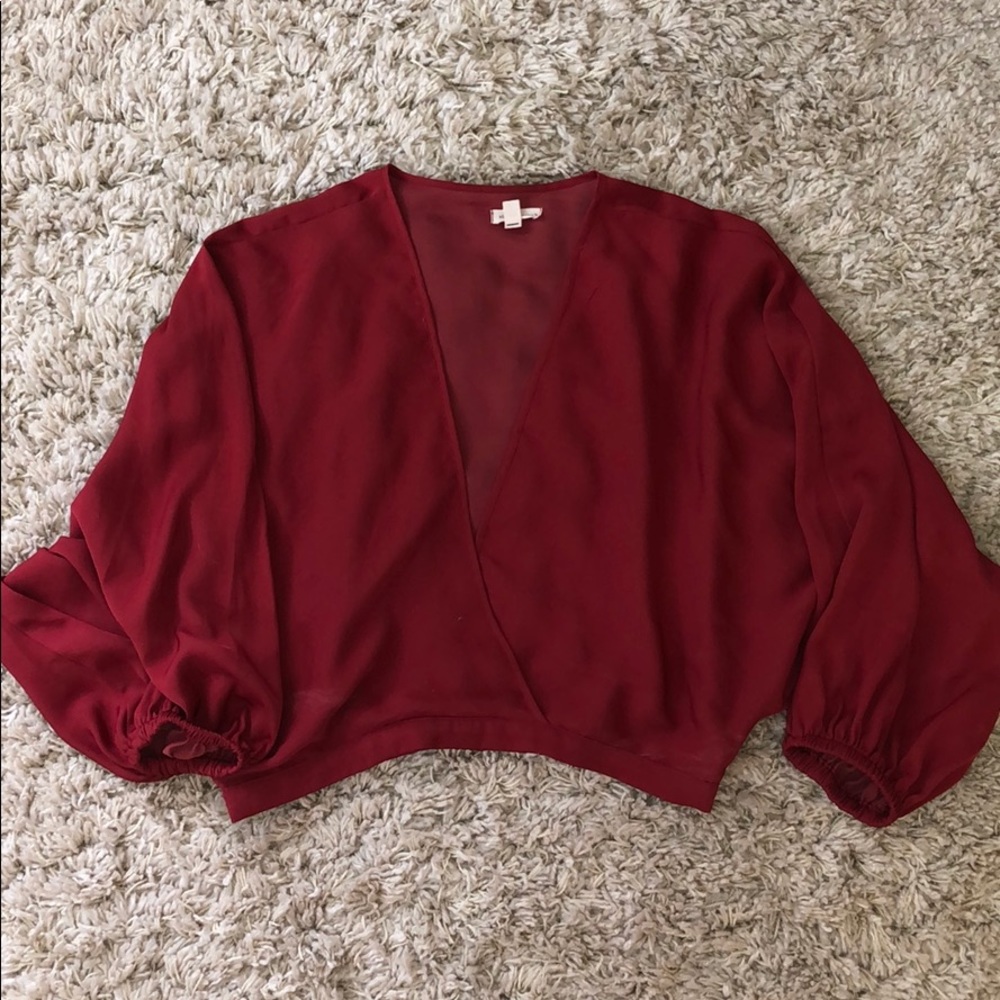 Urban Outfitters Pirate Blouse Cross Top